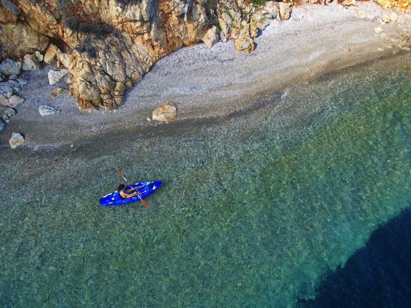 Fishermans Cottage - Βεράντα με θέα στο νησί Περιστέρα